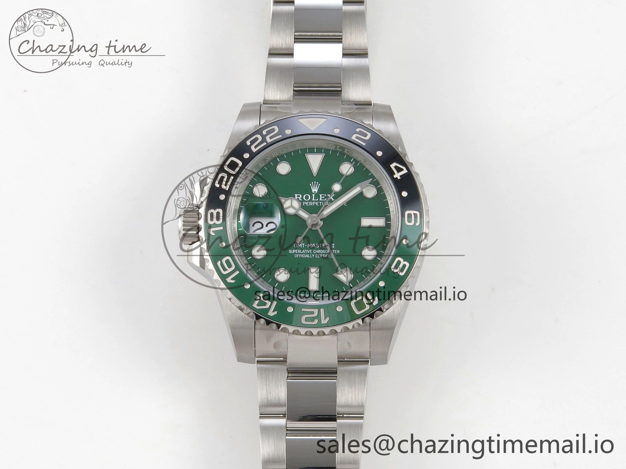 GMT-Master II 126729 VTNR ARF 1:1 Best Edition Green Dial On SS Bracelet SH3285 CHS