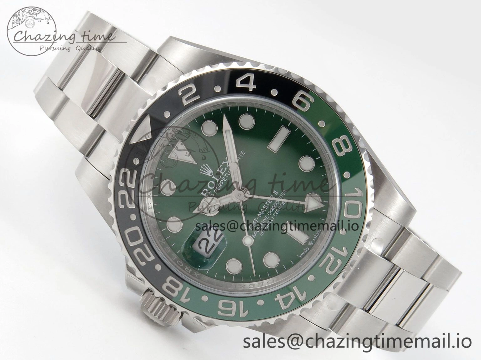 GMT-Master II 126729 VTNR ARF 1:1 Best Edition Green Dial On SS Bracelet SH3285 CHS