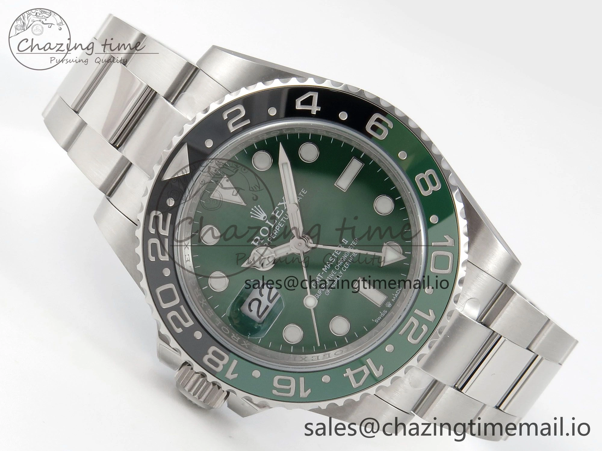 GMT-Master II 126729 VTNR ARF 1:1 Best Edition Green Dial On SS Bracelet SH3285 CHS