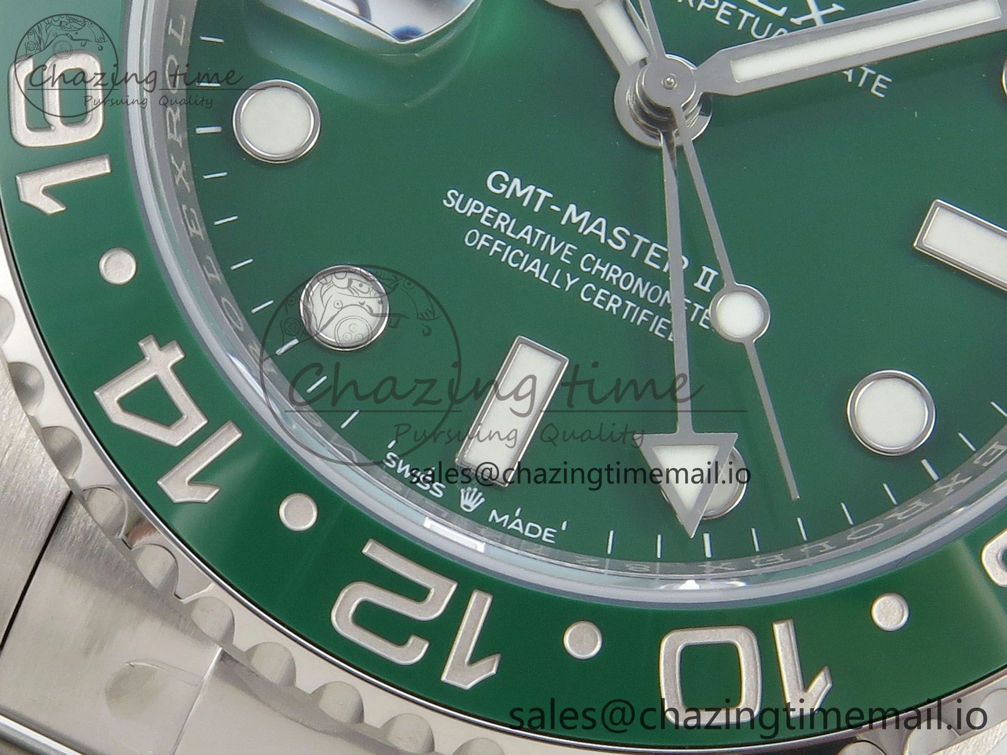 GMT-Master II 126729 VTNR ARF 1:1 Best Edition Green Dial On SS Bracelet SH3285 CHS