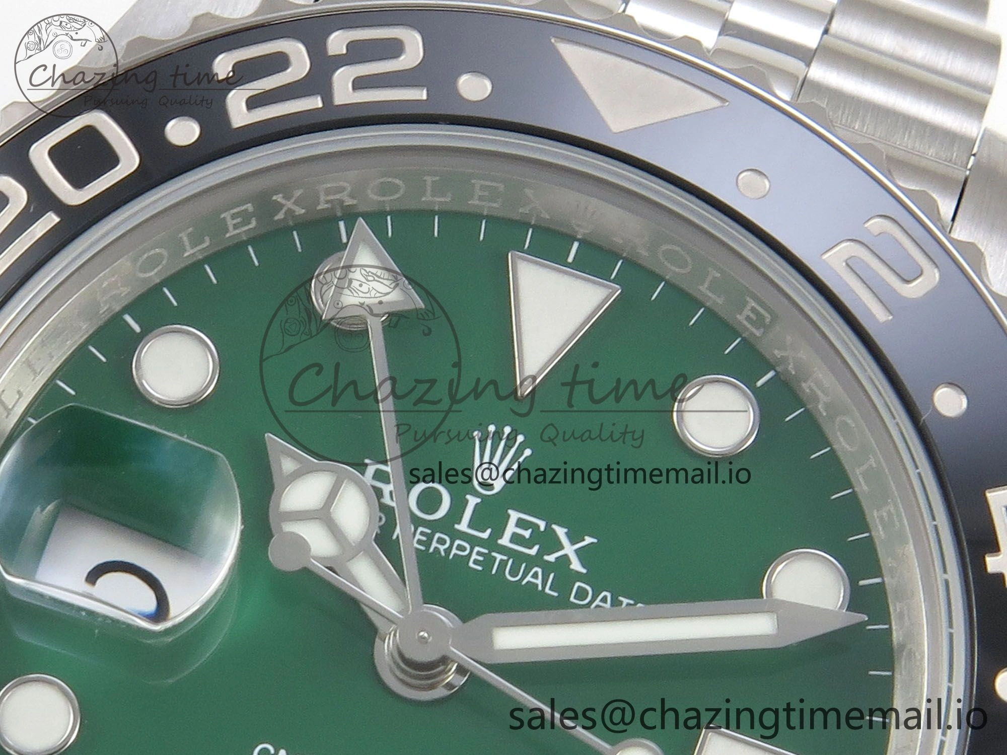 GMT-Master II 126729 VTNR ARF 1:1 Best Edition Green Dial On SS Jubilee Bracelet SH3285 CHS
