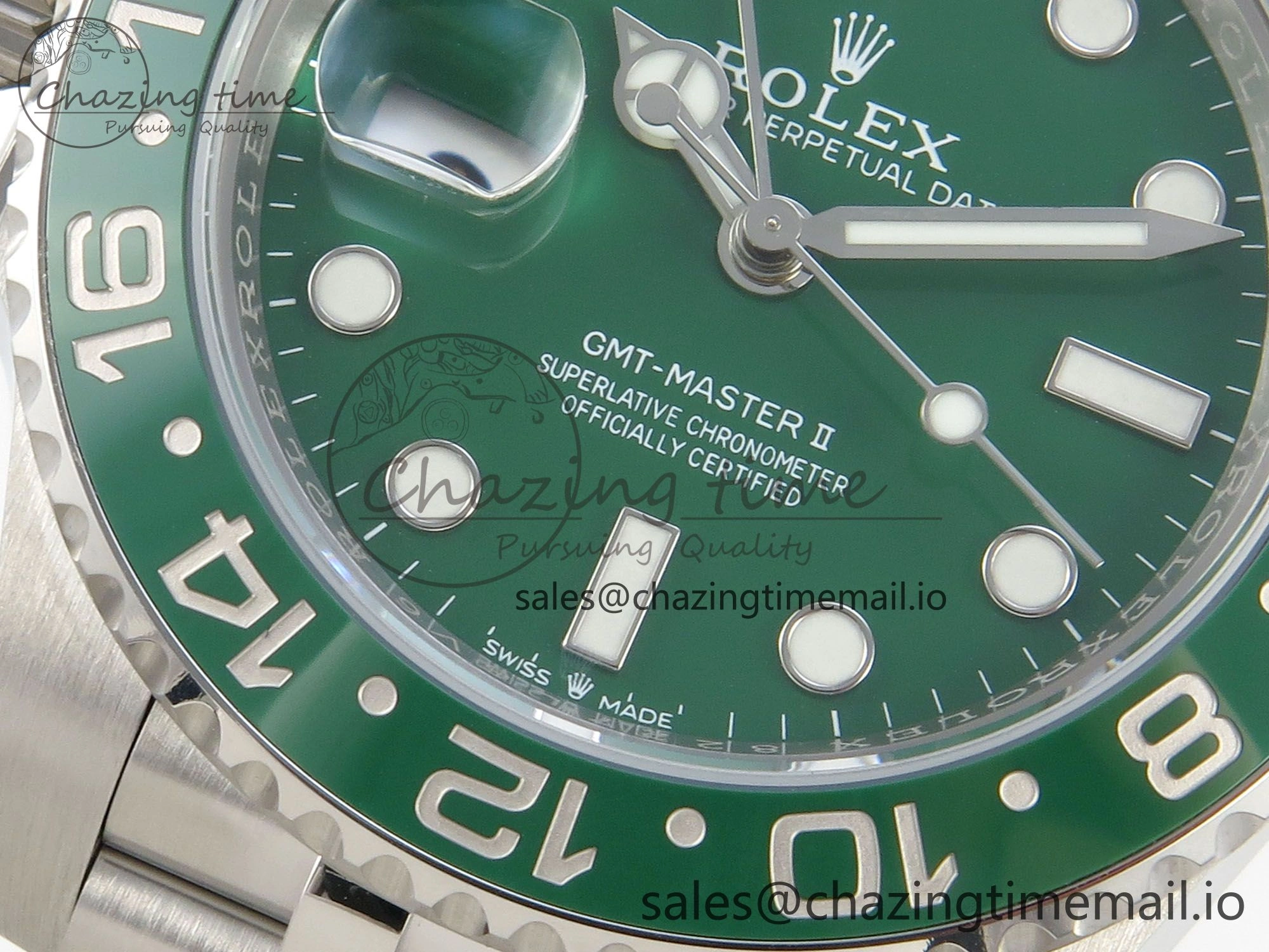 GMT-Master II 126729 VTNR ARF 1:1 Best Edition Green Dial On SS Jubilee Bracelet SH3285 CHS