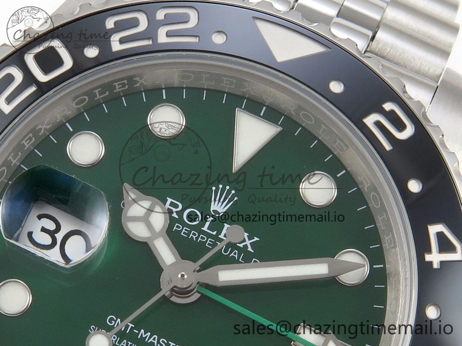 GMT-Master II 126729 VTNR Green Black Ceramic 904L 3EF 1:1 Best Edition on Jubilee Bracelet SH3285 CHS