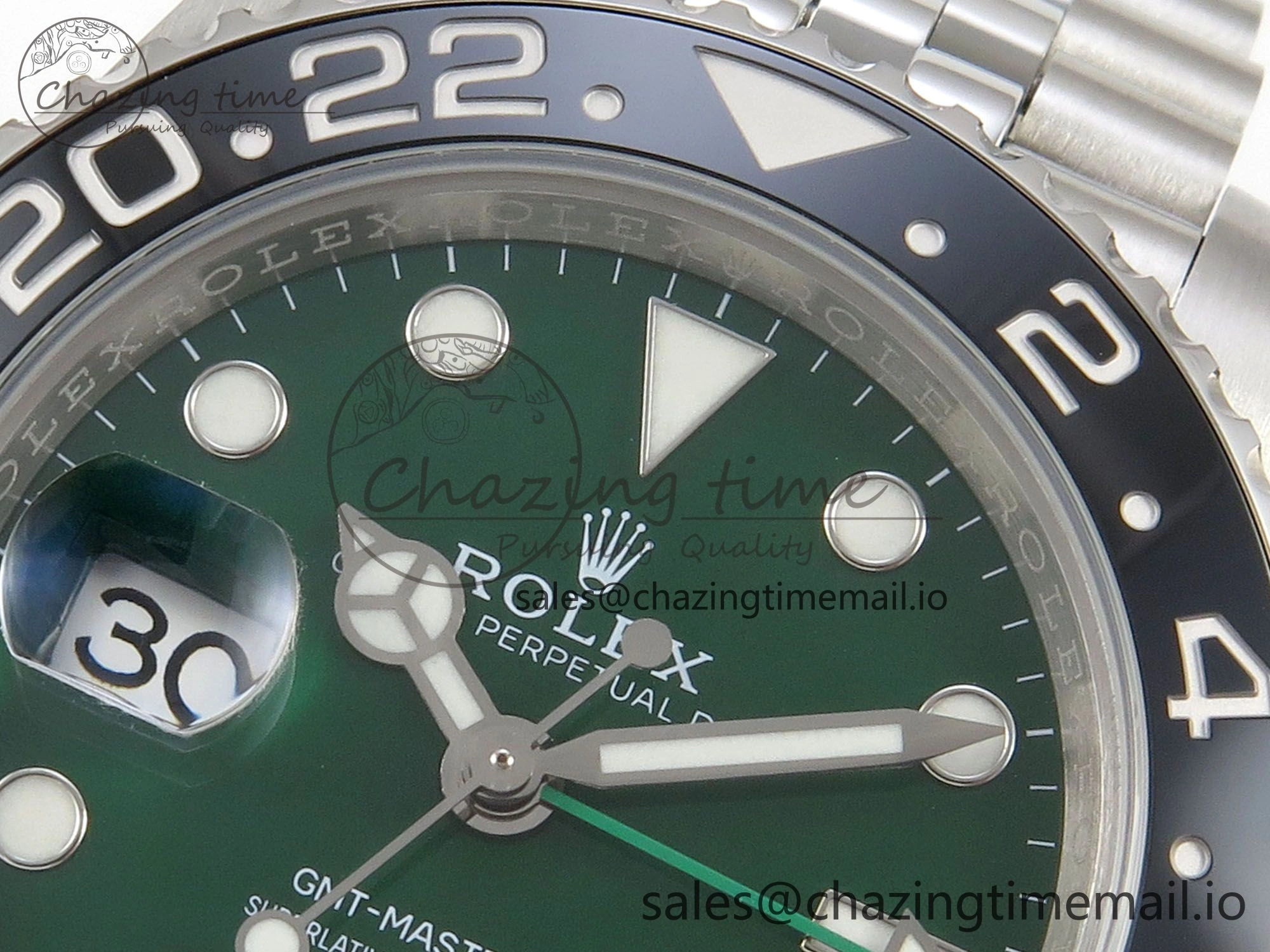 GMT-Master II 126729 VTNR Green Black Ceramic 904L 3EF 1:1 Best Edition on Jubilee Bracelet SH3285 CHS