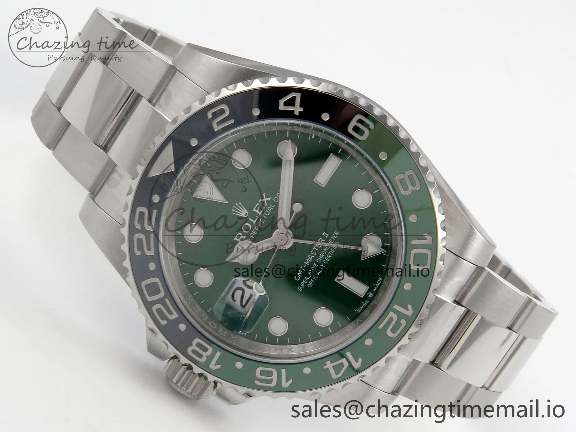 GMT-Master II 126729 VTNR SCF 1:1 Best Edition Green Dial On Oyster Bracelet SH3285 CHS
