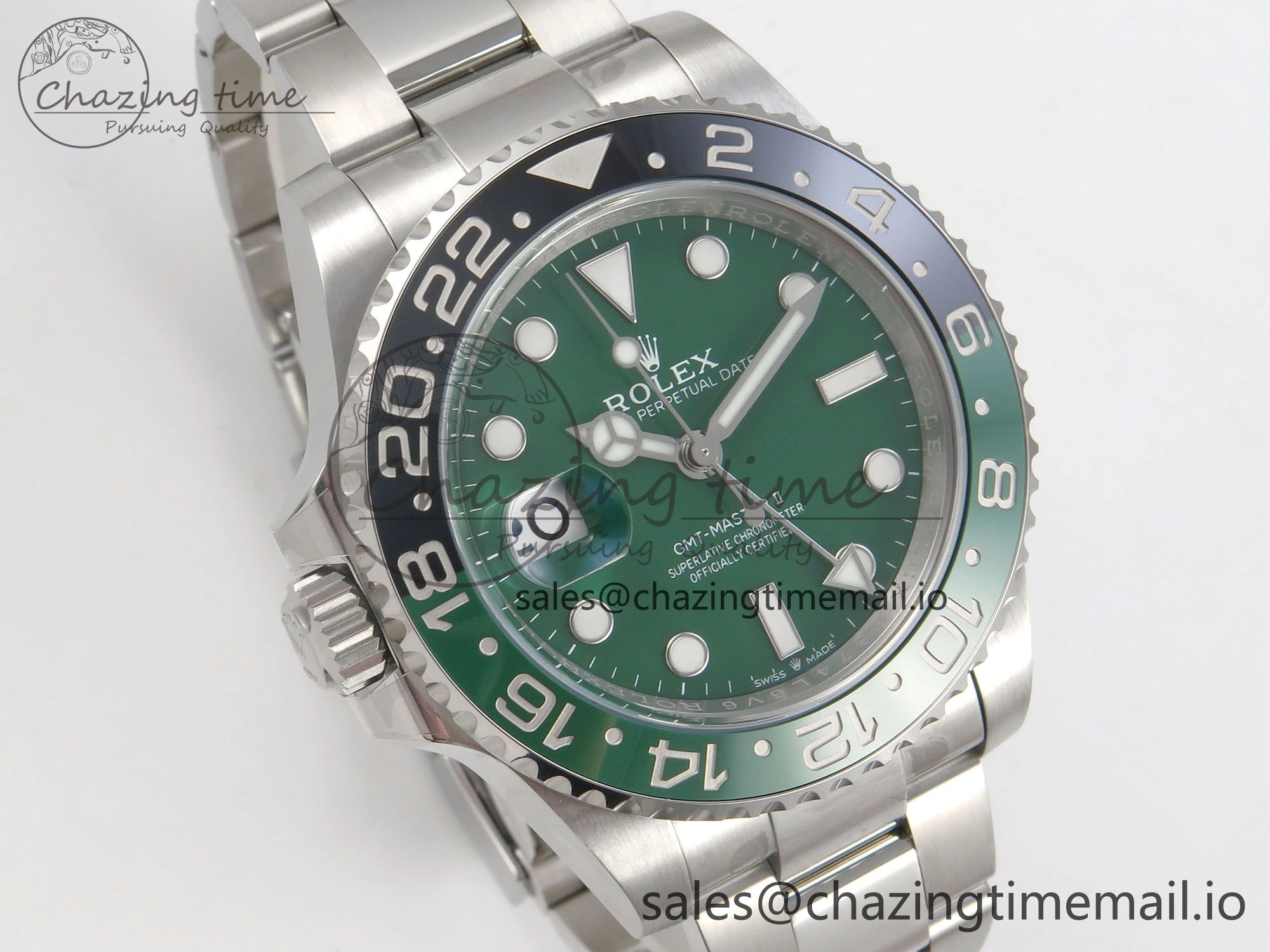 GMT-Master II 126729 VTNR SCF 1:1 Best Edition Green Dial On Oyster Bracelet SH3285 CHS