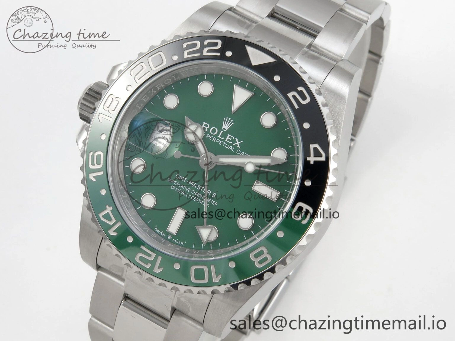 GMT-Master II 126729 VTNR SCF 1:1 Best Edition Green Dial On Oyster Bracelet SH3285 CHS