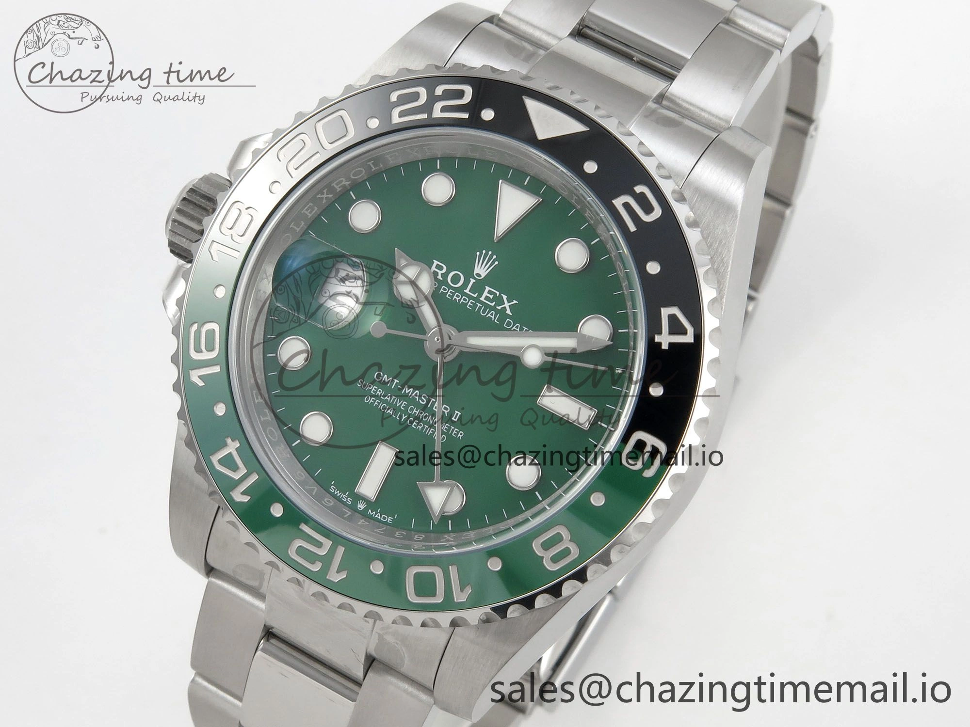 GMT-Master II 126729 VTNR SCF 1:1 Best Edition Green Dial On Oyster Bracelet SH3285 CHS