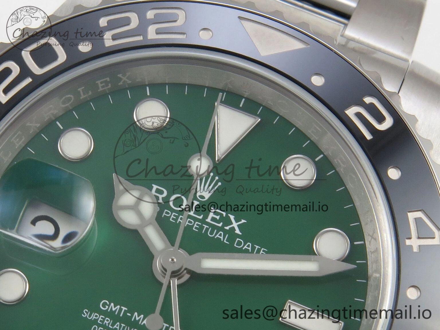 GMT-Master II 126729 VTNR SCF 1:1 Best Edition Green Dial On Oyster Bracelet SH3285 CHS