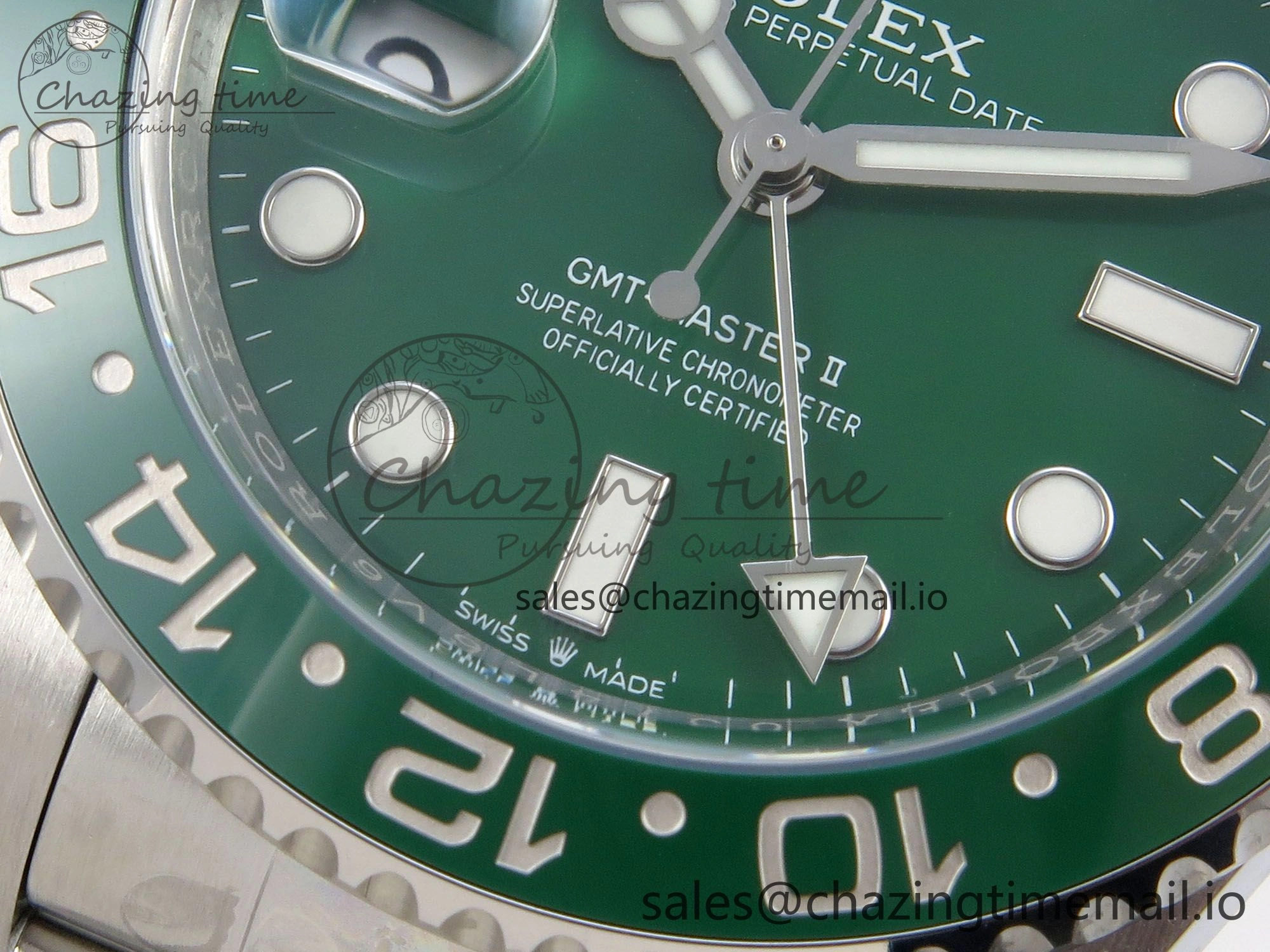 GMT-Master II 126729 VTNR SCF 1:1 Best Edition Green Dial On Oyster Bracelet SH3285 CHS
