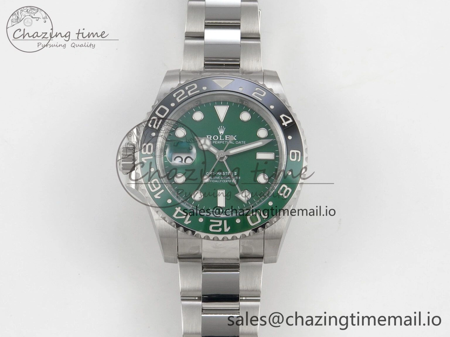 GMT-Master II 126729 VTNR SCF 1:1 Best Edition Green Dial On Oyster Bracelet SH3285 CHS