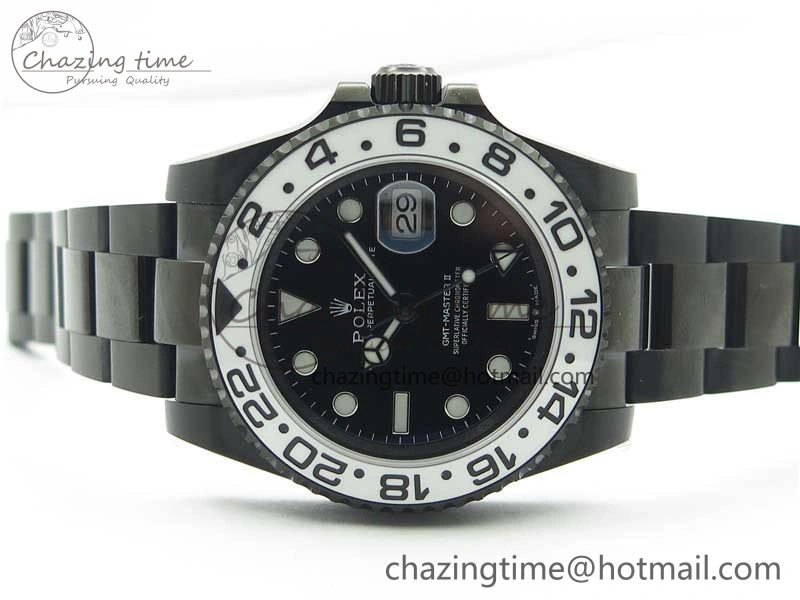 GMT-Master II Oreo PVD White Ceramic Bezel VRF 1:1 Best Edition Black Dial SA3186 CHS V2