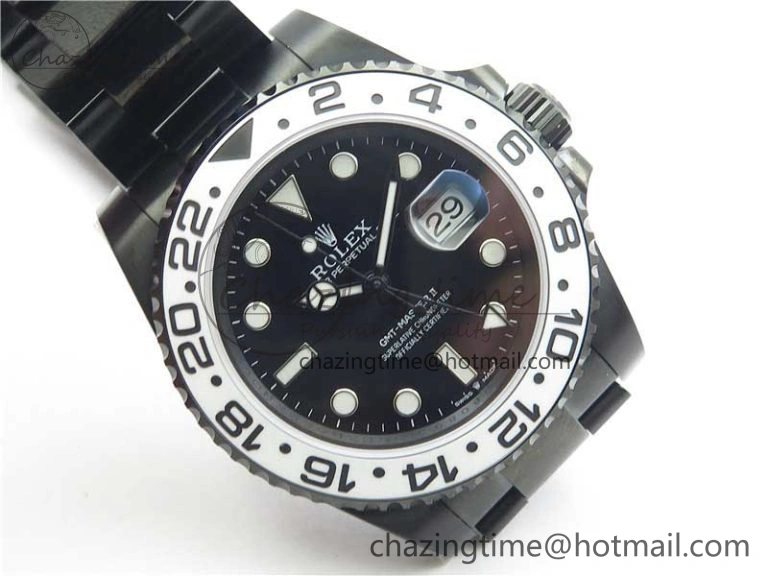 GMT-Master II Oreo PVD White Ceramic Bezel VRF 1:1 Best Edition Black Dial SA3186 CHS V2
