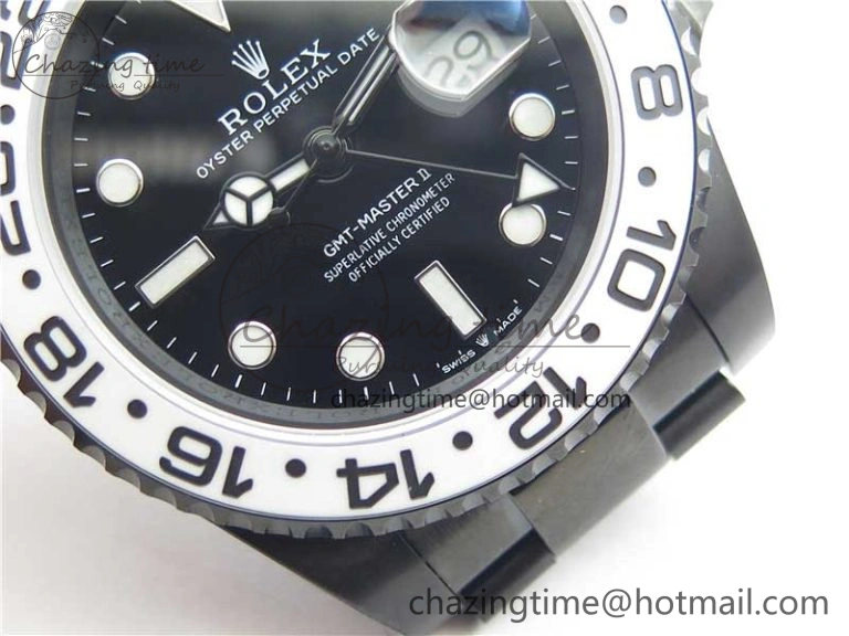GMT-Master II Oreo PVD White Ceramic Bezel VRF 1:1 Best Edition Black Dial SA3186 CHS V2