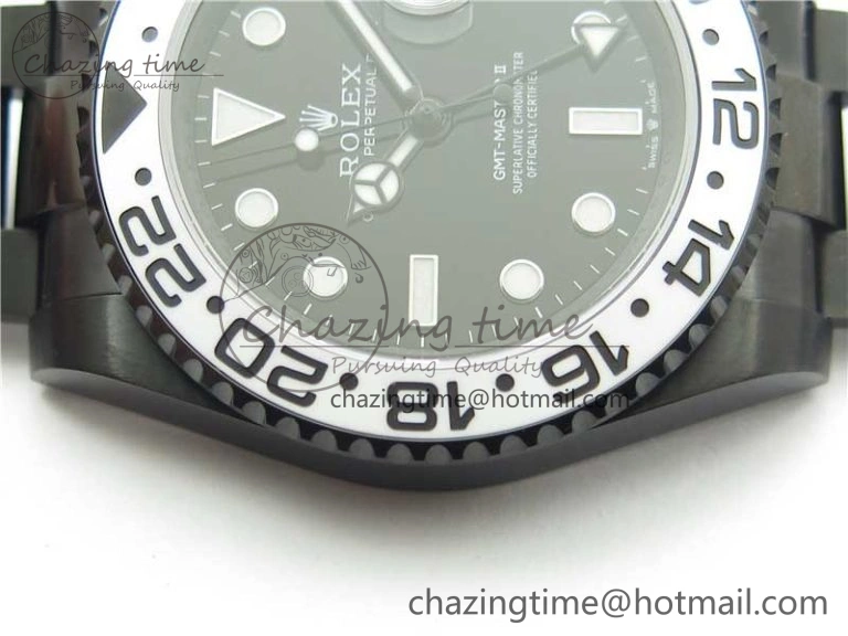 GMT-Master II Oreo PVD White Ceramic Bezel VRF 1:1 Best Edition Black Dial SA3186 CHS V2