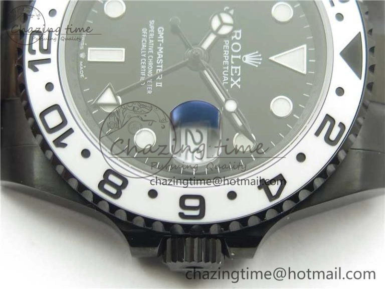 GMT-Master II Oreo PVD White Ceramic Bezel VRF 1:1 Best Edition Black Dial SA3186 CHS V2