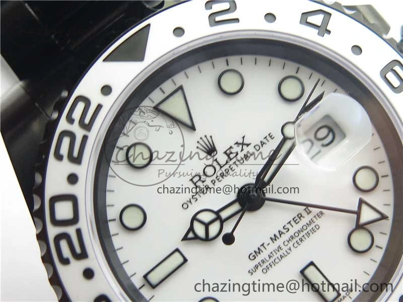 GMT-Master II Oreo PVD White Ceramic Bezel VRF 1:1 Best Edition White Dial SA3186 CHS V2
