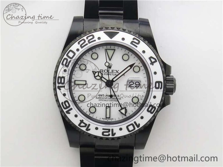 GMT-Master II Oreo PVD White Ceramic Bezel VRF 1:1 Best Edition White Dial SA3186 CHS V2