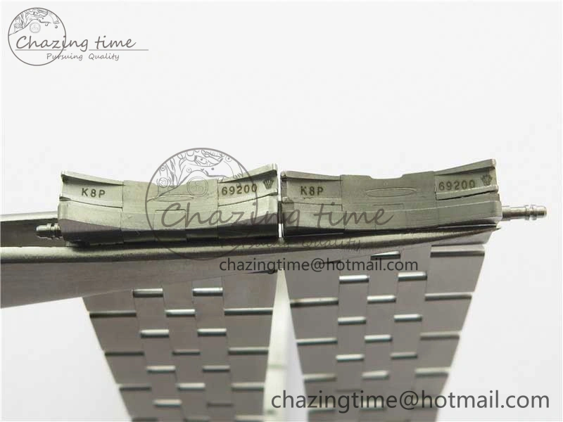 GMT-Master II Red Blue Diamonds Bezel 904L Steel GMF Best Edition Black Dial On Jubilee Bracelet SA3285 CHS V3