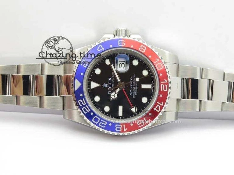 GMT-Master II SS Bp-Maker 116719 BLRO Black Dial On SS Bracelet A3186