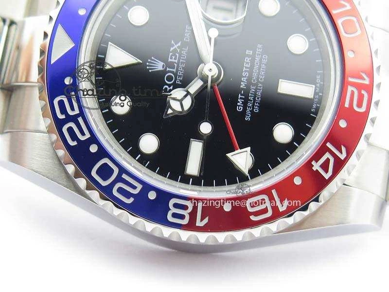 GMT-Master II SS Bp-Maker 116719 BLRO Black Dial On SS Bracelet A3186