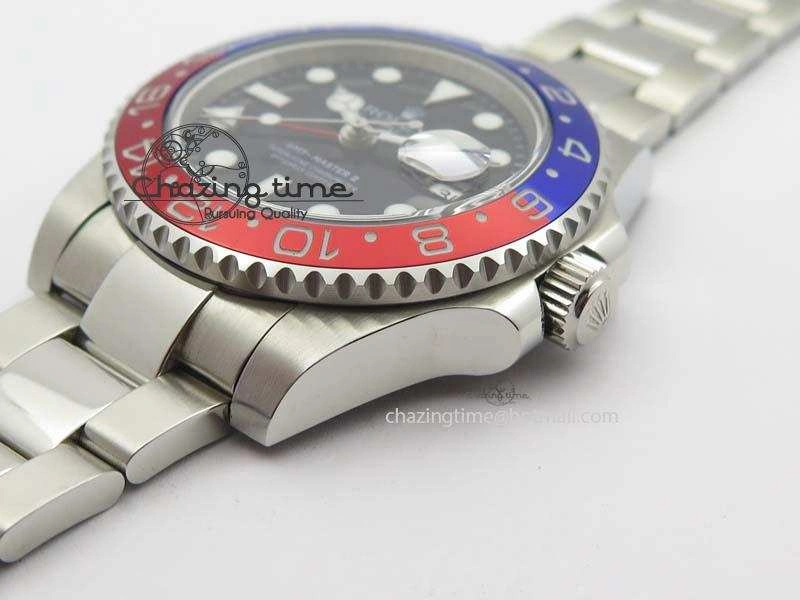 GMT-Master II SS Bp-Maker 116719 BLRO Black Dial On SS Bracelet A3186