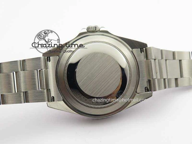 GMT-Master SS Bp-Maker Blue Red Bezel Black Dial On SS Bracelet A3186