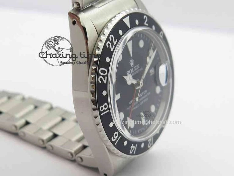 GMT-Master Vintage 1675 SS BP Best Edition Black Bezel White Markers A2813