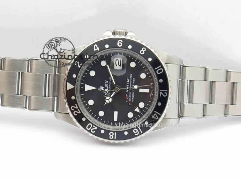 GMT-Master Vintage 1675 SS BP Best Edition Black Bezel White Markers A2813