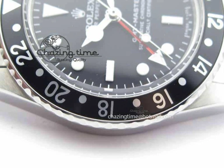 GMT-Master Vintage 1675 SS BP Best Edition Black Bezel White Markers A2813