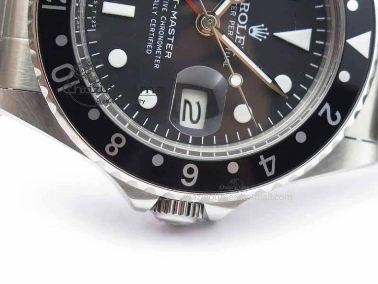 GMT-Master Vintage 1675 SS BP Best Edition Black Bezel White Markers A2813