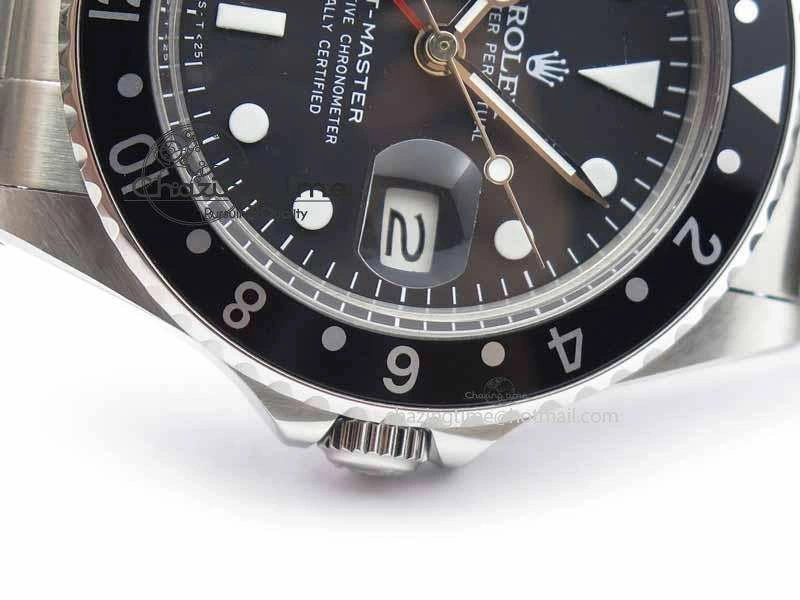 GMT-Master Vintage 1675 SS BP Best Edition Black Bezel White Markers A2813