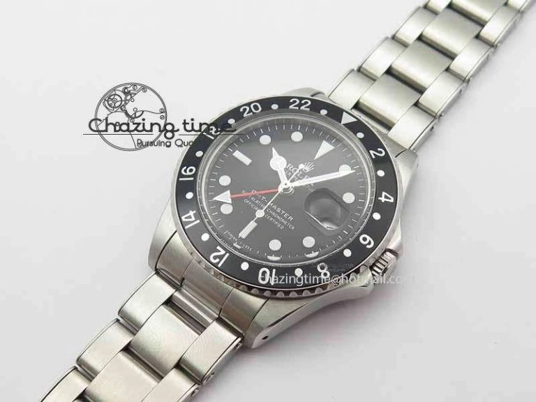 GMT-Master Vintage 1675 SS BP Best Edition Black Bezel White Markers A2813
