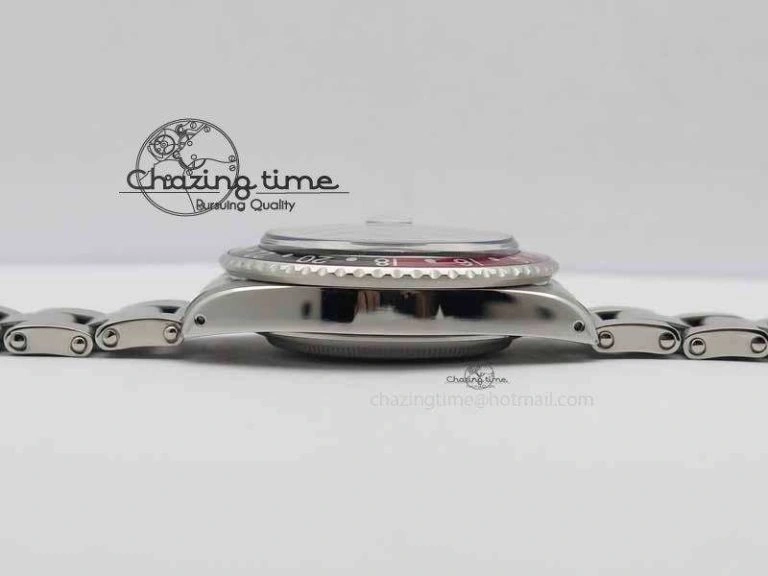 GMT-Master Vintage 1675 SS BP Best Edition Black Red Bezel White Markers A2813