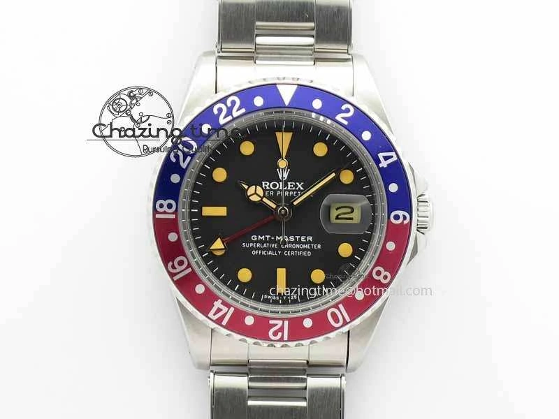 GMT-Master Vintage 1675 SS BP Best Edition Blue Red Bezel A1570
