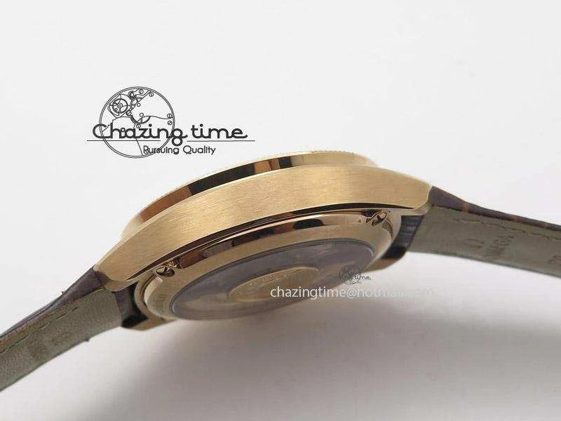 Globemaster Master Chronometer RG V6F Best Edition White Dial On Brown Leather Strap A8900