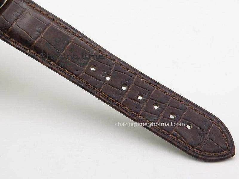Globemaster Master Chronometer RG V6F Best Edition White Dial On Brown Leather Strap A8900