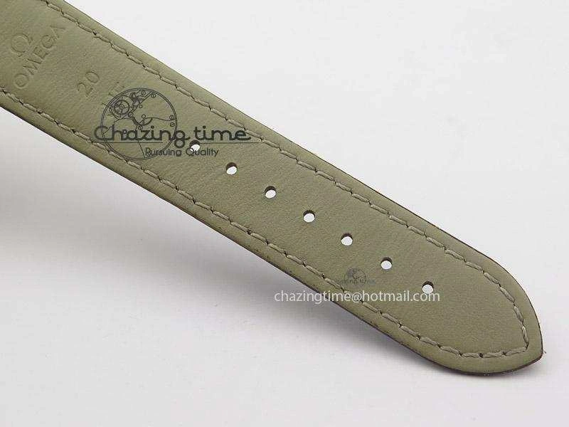 Globemaster Master Chronometer RG V6F Best Edition White Dial On Brown Leather Strap A8900
