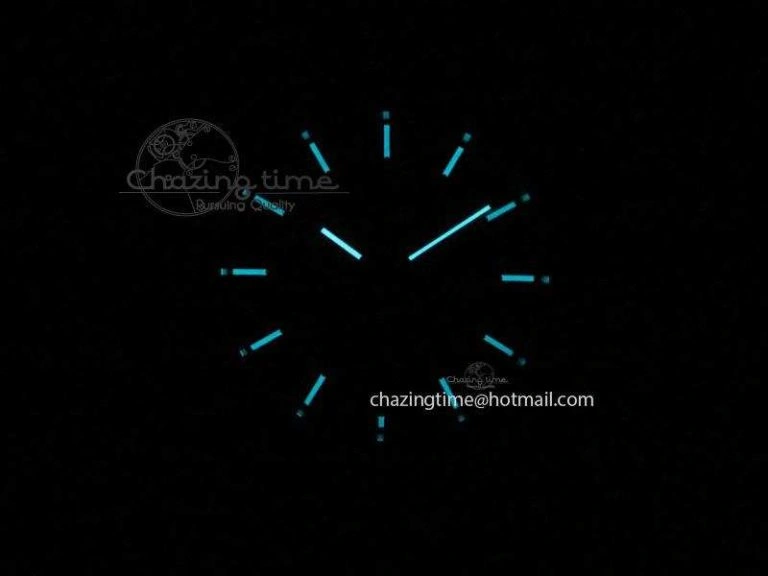 Globemaster Master Chronometer SS RG V6F Best Edition Black Dial On Brown Leather Strap A8900