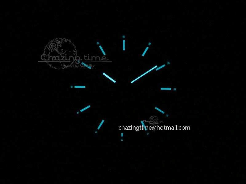 Globemaster Master Chronometer SS RG V6F Best Edition Black Dial On Brown Leather Strap A8900