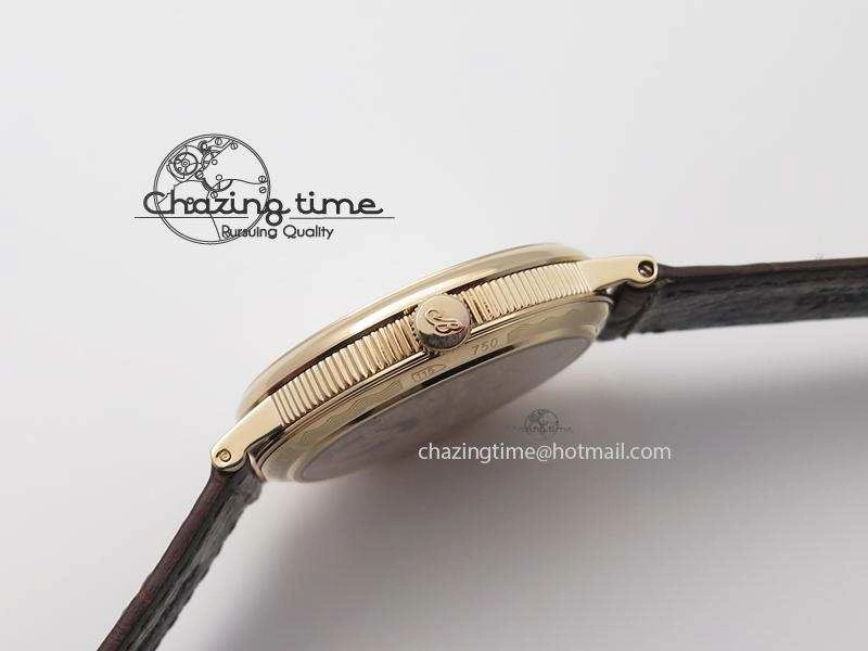 Grand Complication Tourbillon RG AXF White Dial On Brown Leather Strap