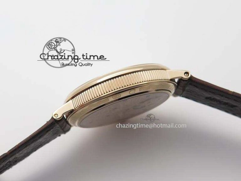 Grand Complication Tourbillon RG AXF White Dial On Brown Leather Strap