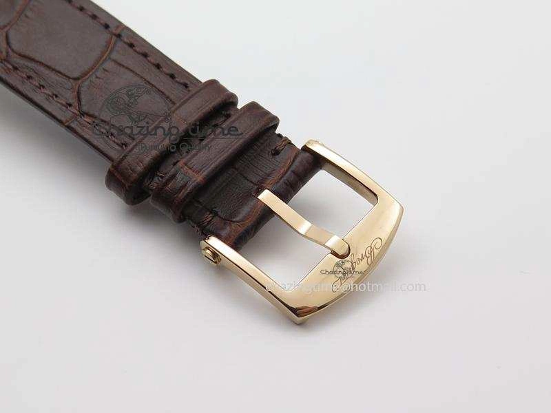 Grand Complication Tourbillon RG AXF White Dial On Brown Leather Strap