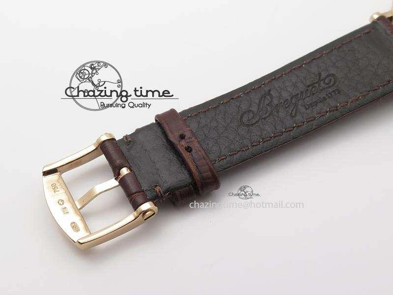 Grand Complication Tourbillon RG AXF White Dial On Brown Leather Strap