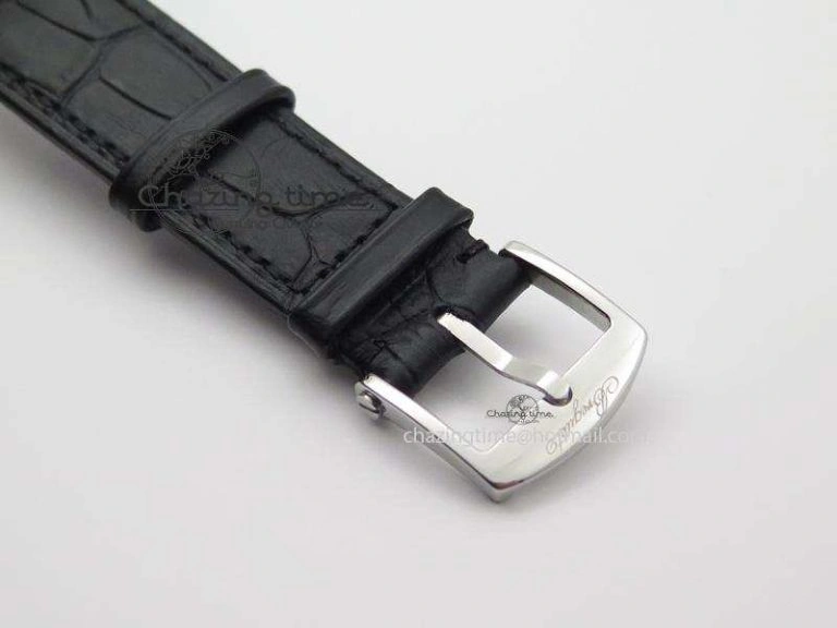 Grand Complication Tourbillon SS AXF White Dial On Black Leather Strap