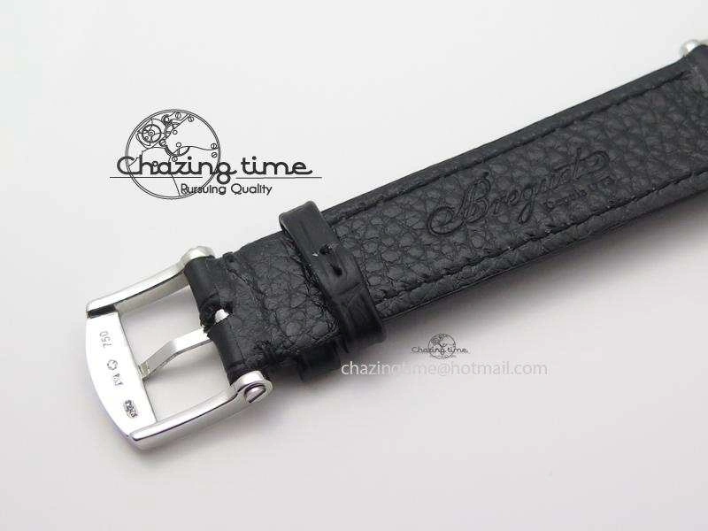 Grand Complication Tourbillon SS AXF White Dial On Black Leather Strap