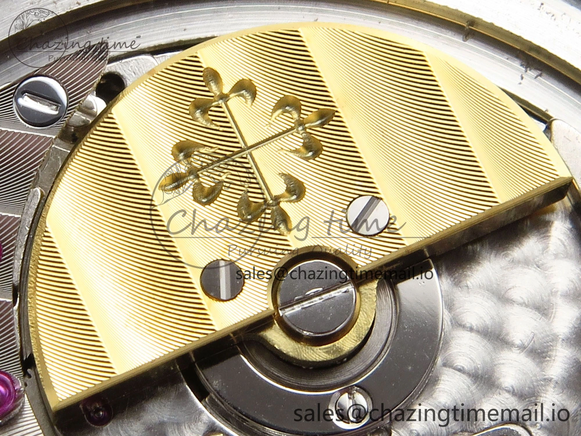 Grand Complications 6102G Moon YLF SS Blue Dial Crystal Bezel on Blue Leather Strap A240