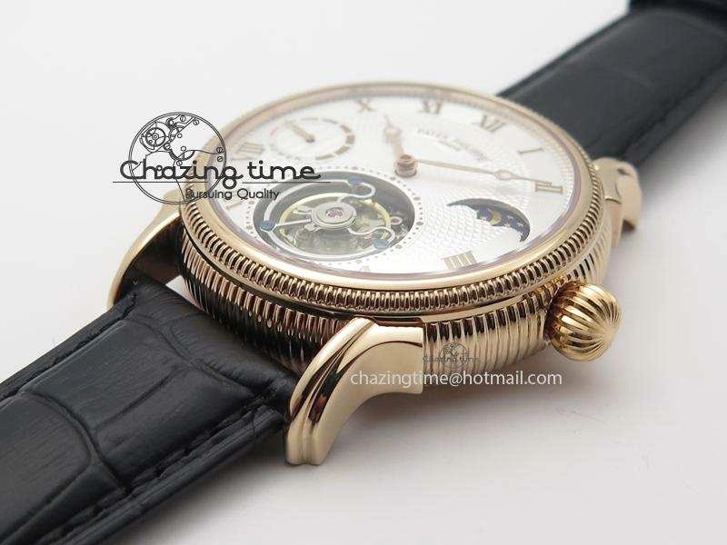 Grand Complications AXF Best Edition RG White Dial On Black Leather Strap