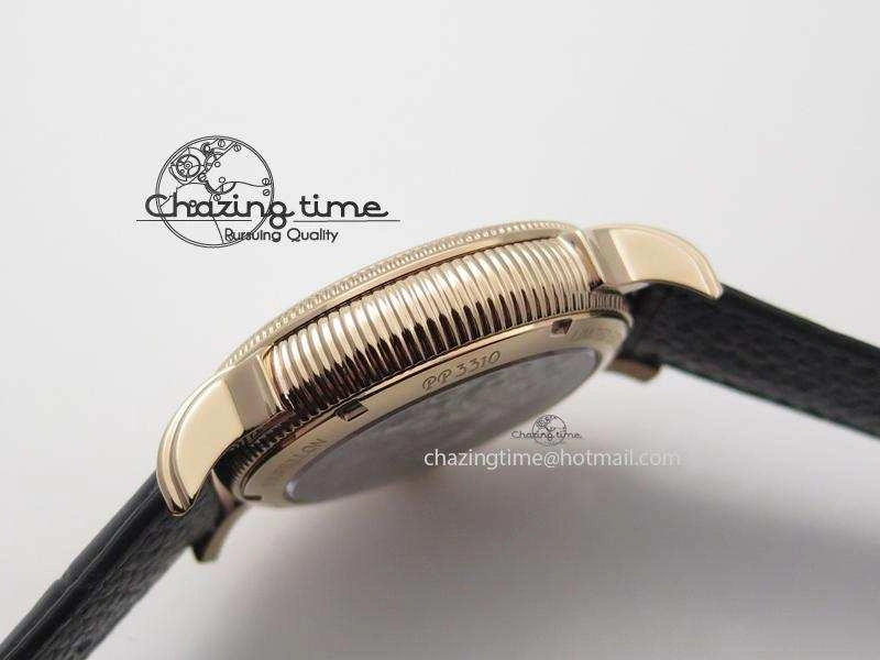 Grand Complications AXF Best Edition RG White Dial On Black Leather Strap
