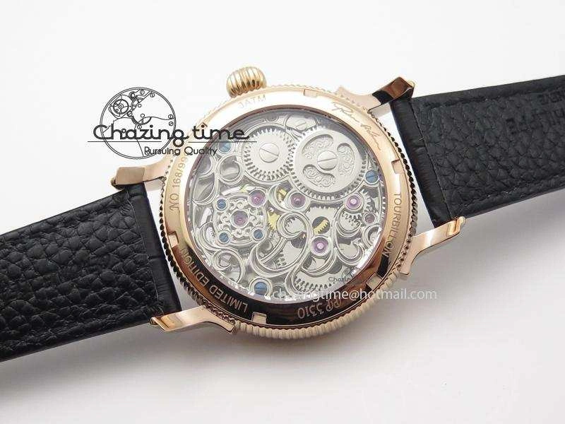 Grand Complications AXF Best Edition RG White Dial On Black Leather Strap